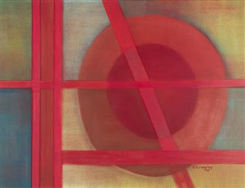 ELAINE CROSSLEY (1925 - 1996) Untitled (Abstraction).